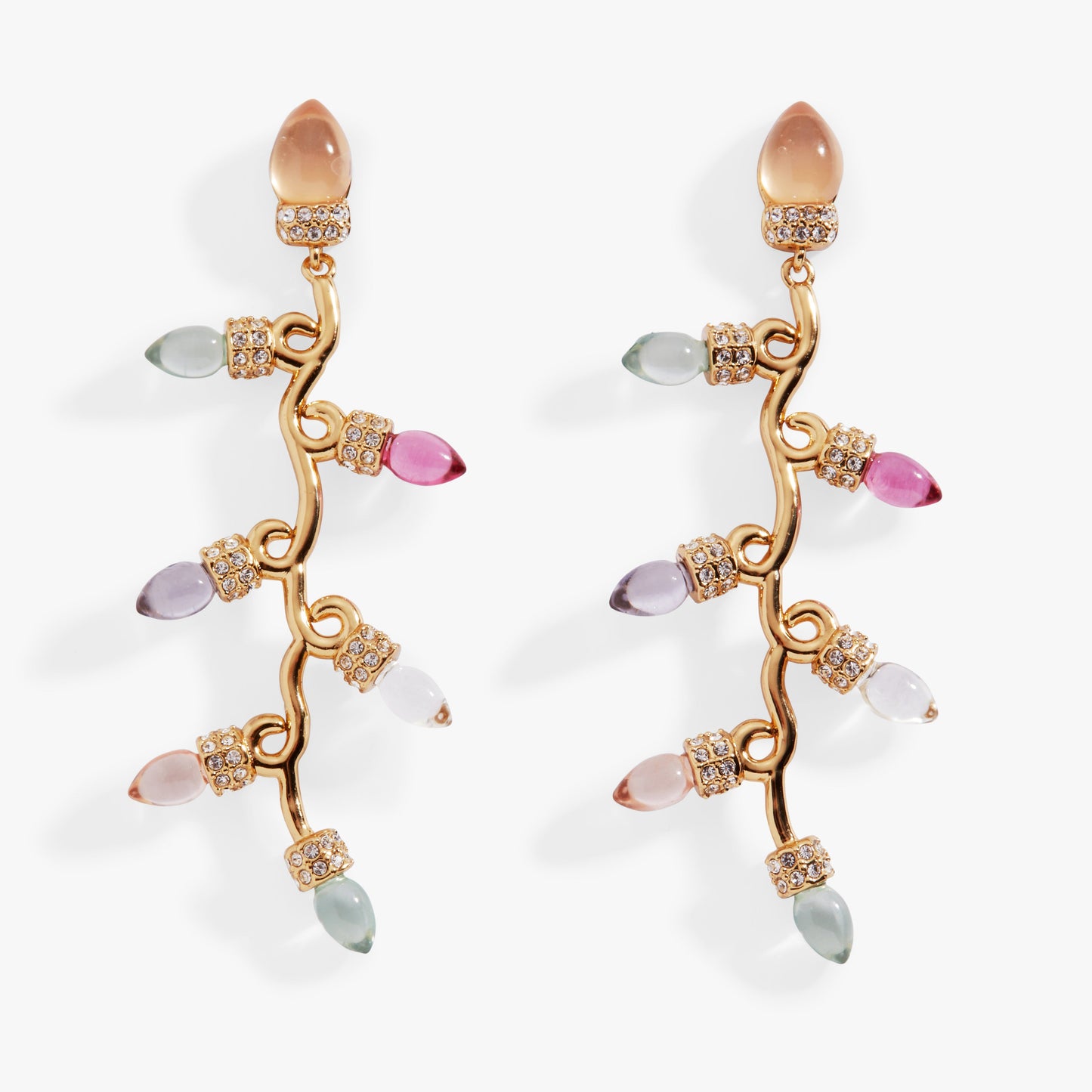 Christmas Muted Light Bulb Earrings